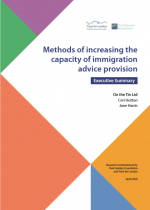Methods of increasing the capacity of immigration advice provision: Executive Summary